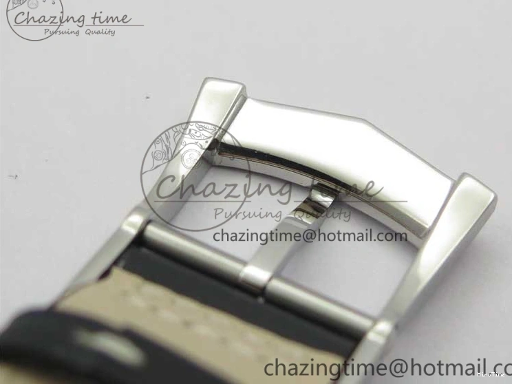 MIROTIME 0122 Practical Calatrava 5524 Pilot Travel Time SS GRF Blue Dial on Black Leather Strap A324 V 7107